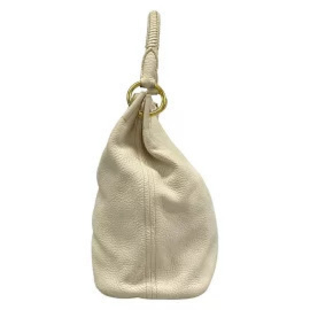 Prada Vitello Phenix Hobo bag haware White